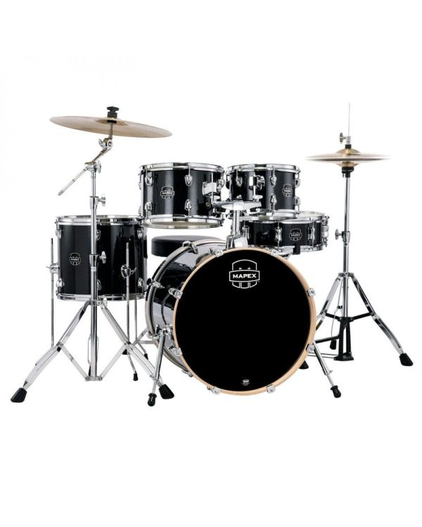 Mapex 5044FTC-VH 5-piece Fusion 20inch Drum Black Galaxy Sparkle