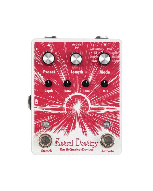EarthQuaker Devices Astral Destiny Octave Reverb Pedal 