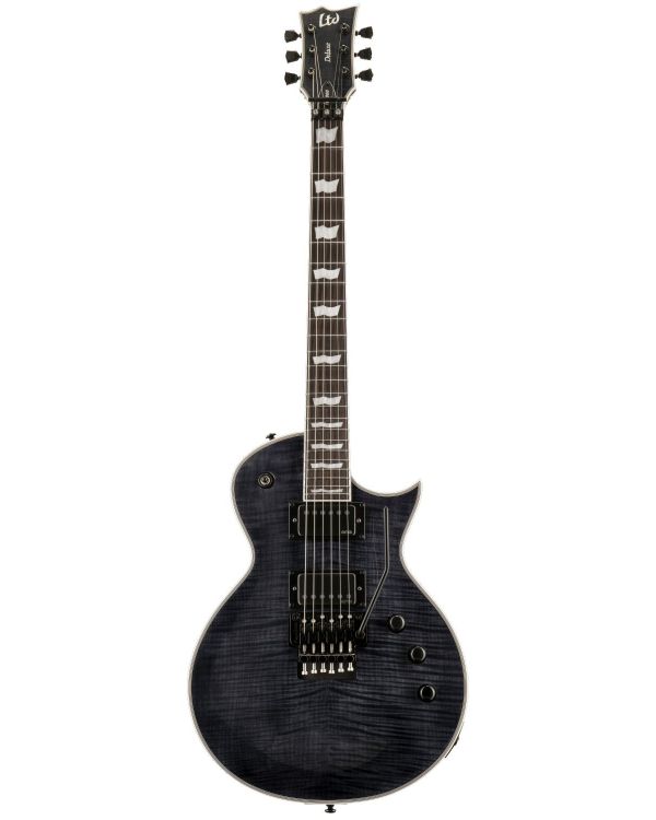 ESP LTD EC-1000 FR Singlecut Electric Guitar, See Thru Black