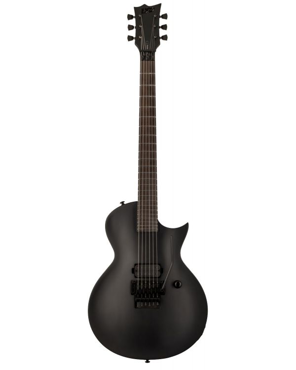 ESP LTD EC-FR Black Metal Guitar, Black Satin