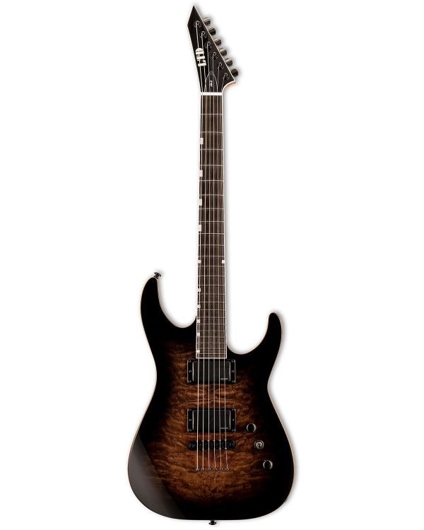 ESP LTD JM-II Josh Middleton Guitar, Black Shadow Burst