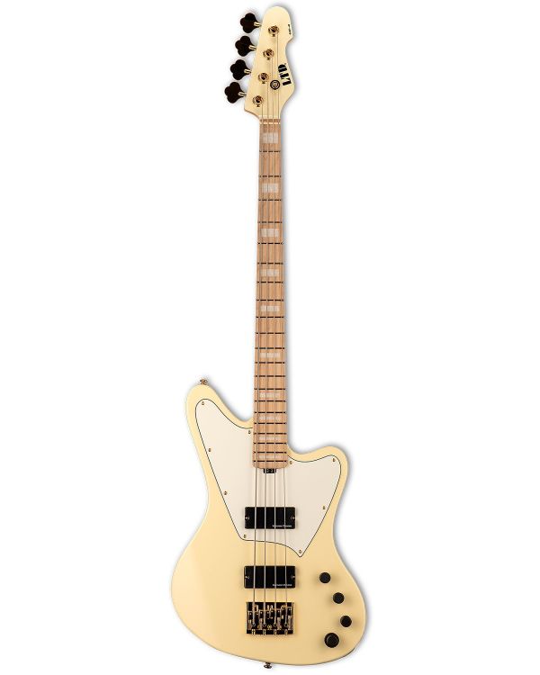 ESP LTD GB-4 Electric Bass Guitar, Vintage White