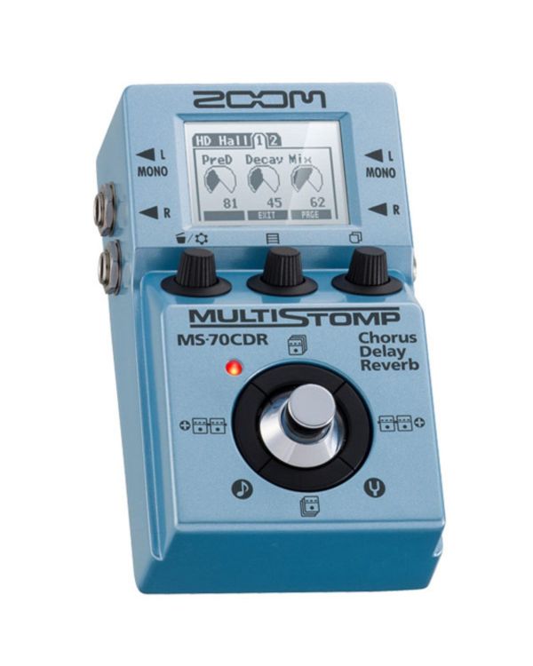 Zoom MS-70CDR Multi-Stomp Effects Pedal 
