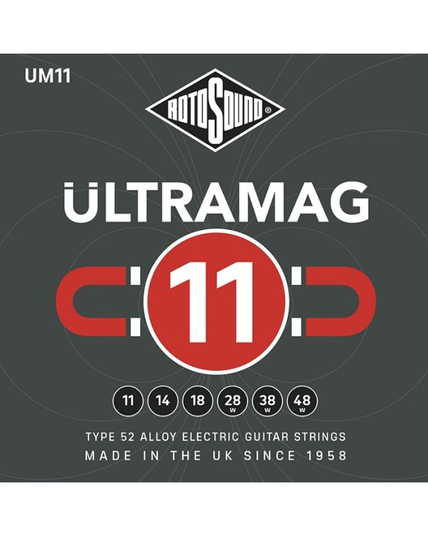 Rotosound Ultramag Medium 11-48 Electric Guitar Strings 