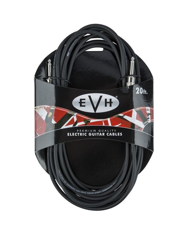 EVH Premium Instrument Cable, 20ft Black