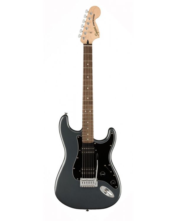 Squier Affinity Stratocaster HH LRL Black PG, Charcoal Frost Metallic