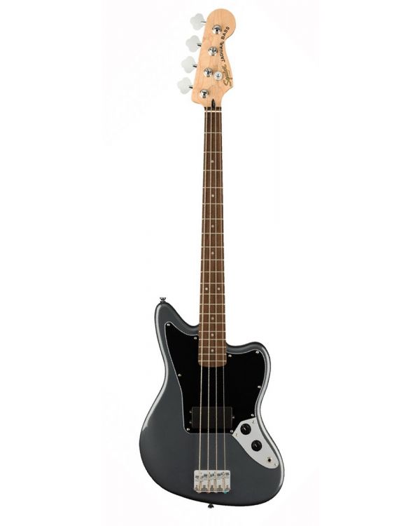 Squier Affinity Jaguar Bass H LRL Black PG, Charcoal Frost Metallic
