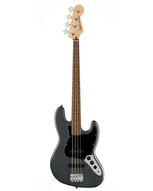 Squier Affinity Jazz Bass LRL Black PG, Charcoal Frost Metallic
