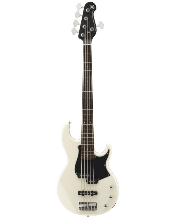 Yamaha BB 235 Electric 5-String Bass Guitar, Vintage White