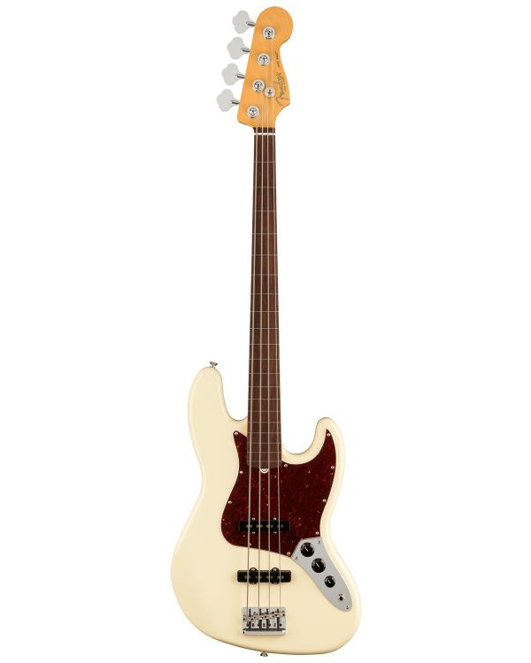 Fender American Professional II Jazz Bass Fretless, Olympic White