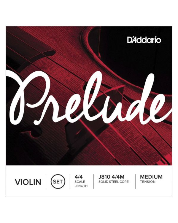 DAddario Prelude Violin String Set 4/4 Scale Medium Tension