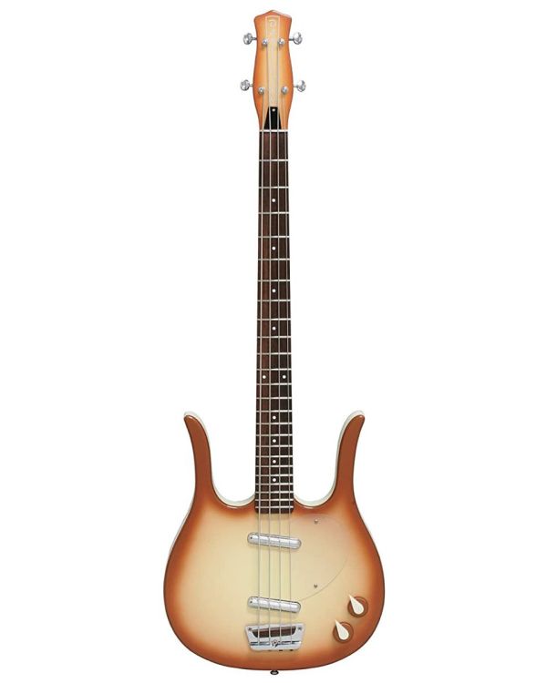 Danelectro 58 Longhorn Bass Guitar, Copper Burst