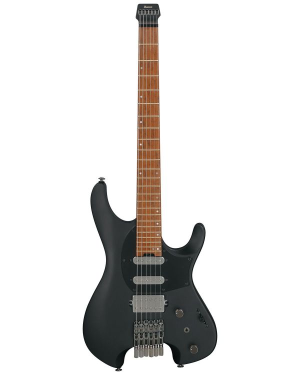 Ibanez Q54-BKF Q Series Headless HSS Guitar, Black Flat