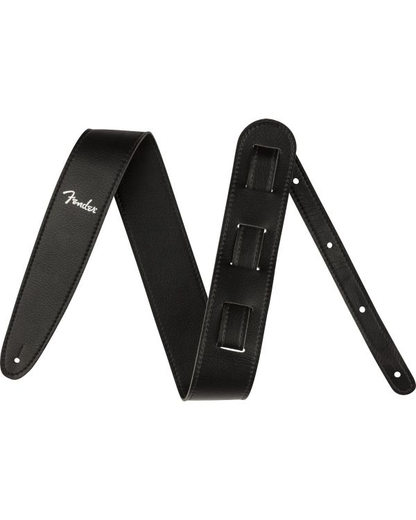 Fender Vegan Leather 2.5" Instrument Strap, Black
