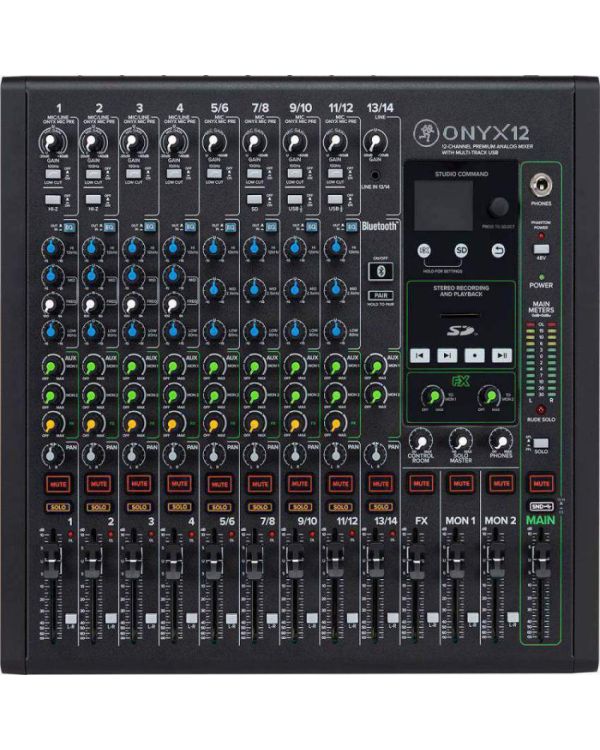 Mackie ONYX 12 12-Channel Analogue Mixer with Multi-Track