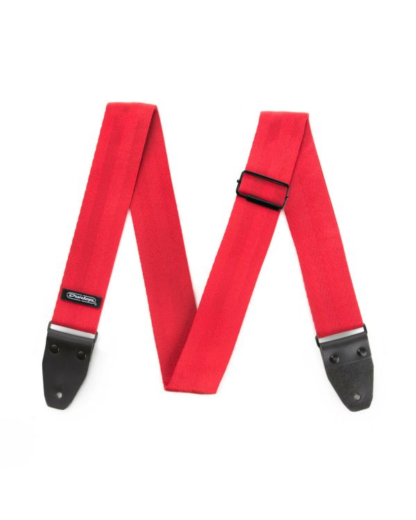 Dunlop Deluxe Seatbelt Strap Red