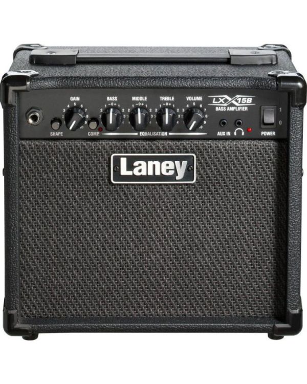 Laney LX15B 15 Watt Bass Combo Amp, Black