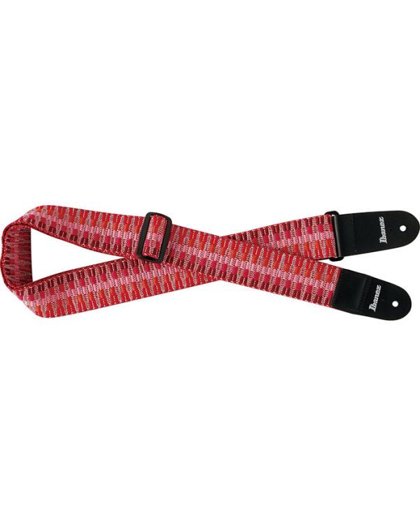 Ibanez GSB50-C6 50mm Braided Strap Adjustable 950-1700mm Red