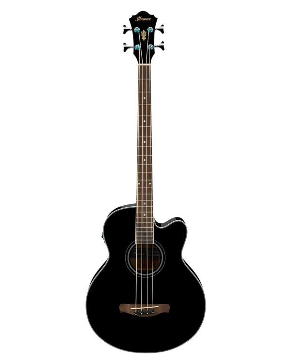 Ibanez AEB8E Electro Acoustic Bass Guitar, Black