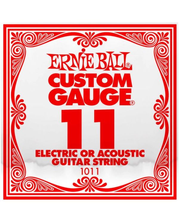 Ernie Ball 1011 .011 Single Plain Steel String
