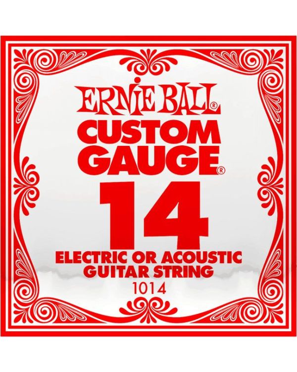 Ernie Ball 1014 .014 Single Plain Steel String