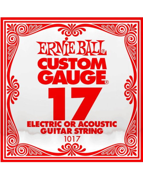 Ernie Ball 1017 .017 Single Plain Steel String