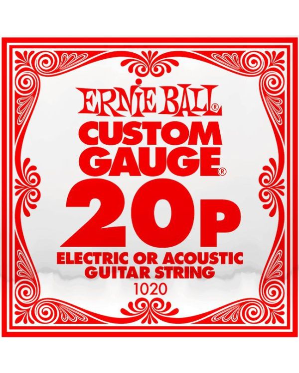 Ernie Ball 1020 .020 Single Plain Steel String