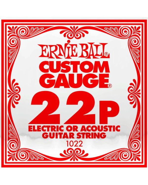 Ernie Ball 1022 .022 Single Plain Steel String