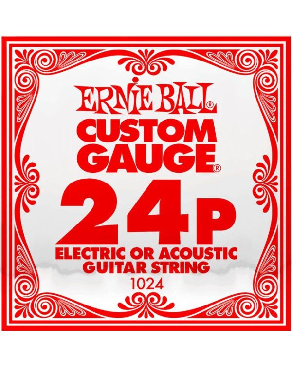 Ernie Ball 1024 .024 Single Plain Steel String