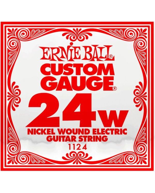 Ernie Ball 1124 .024 Nickel Wound Single String