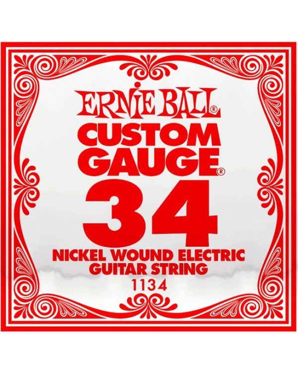 Ernie Ball 1134 .034 Nickel Wound Single String