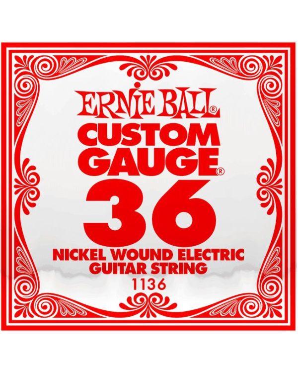 Ernie Ball 1136 .036 Nickel Wound Single String