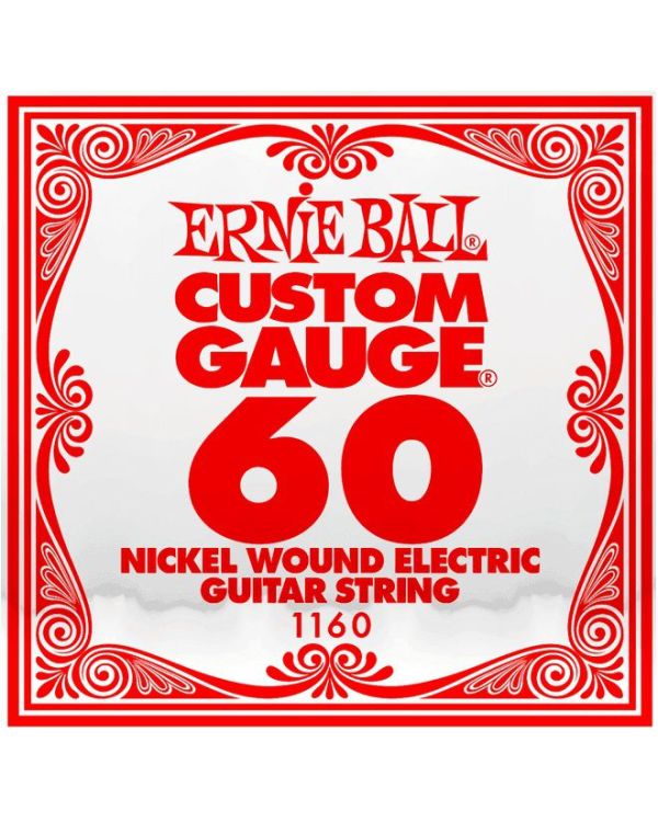 Ernie Ball 1160 .060 Nickel Wound Single String