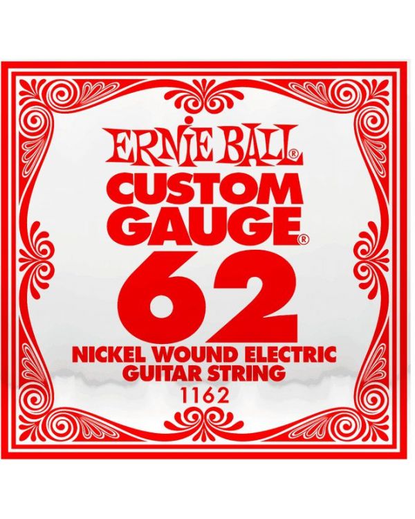 Ernie Ball 1162 .062 Nickel Wound Single String