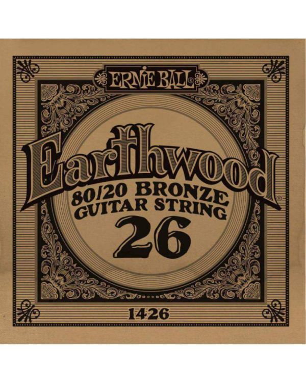 Ernie Ball 1426 .026 Earthwood Acoustic 80/20 Bronze