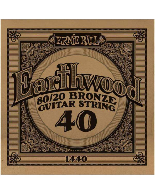 Ernie Ball 1440 .040 Earthwood Acoustic 80/20 Bronze
