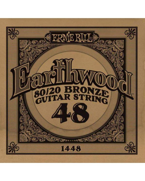 Ernie Ball 1448 .048 Earthwood Acoustic 80/20 Bronze