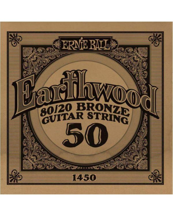 Ernie Ball 1450 .050 Earthwood Acoustic 80/20 Bronze