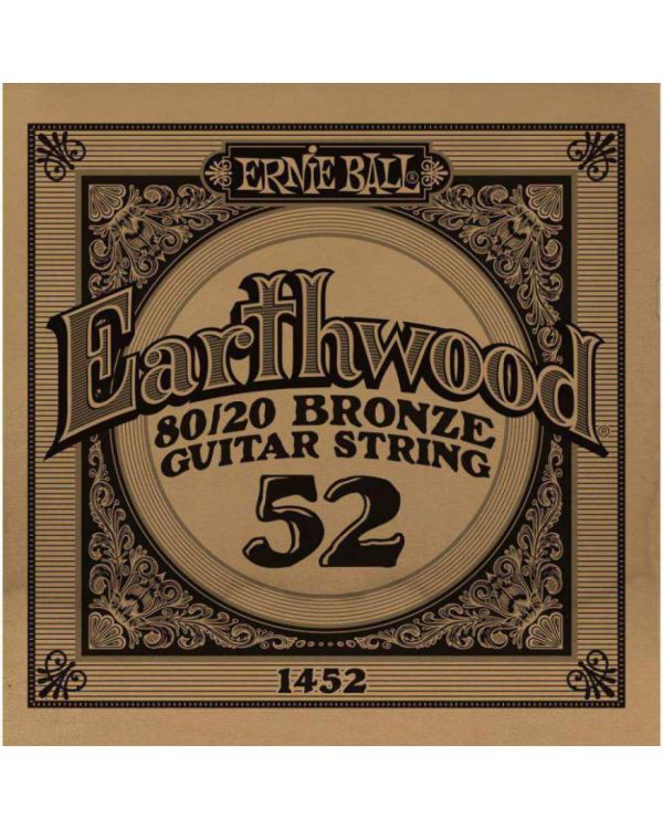 Ernie Ball 1452 .052 Earthwood Acoustic 80/20 Bronze