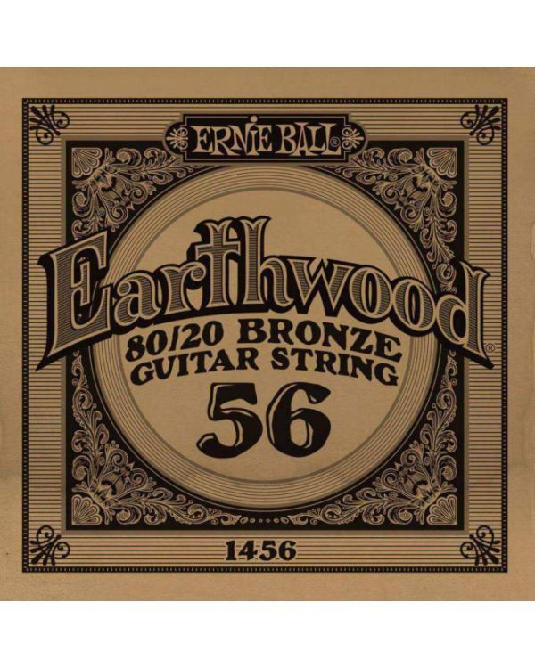 Ernie Ball 1456 .056 Earthwood Acoustic 80/20 Bronze
