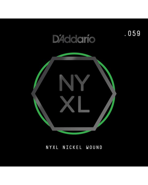 D'Addario NYNW059 Nickel Wound Electric Guitar Single String .059