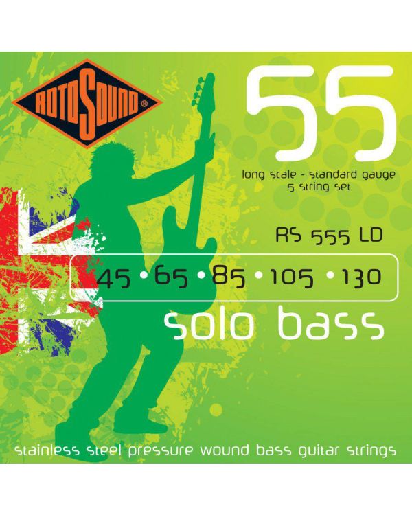 Rotosound RS555LD Linea Pressure Wound 5 String 45-130