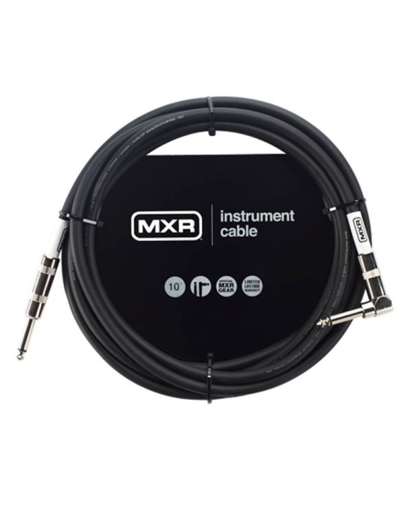 MXR Standard Instrument Cable 10ft Right Angled