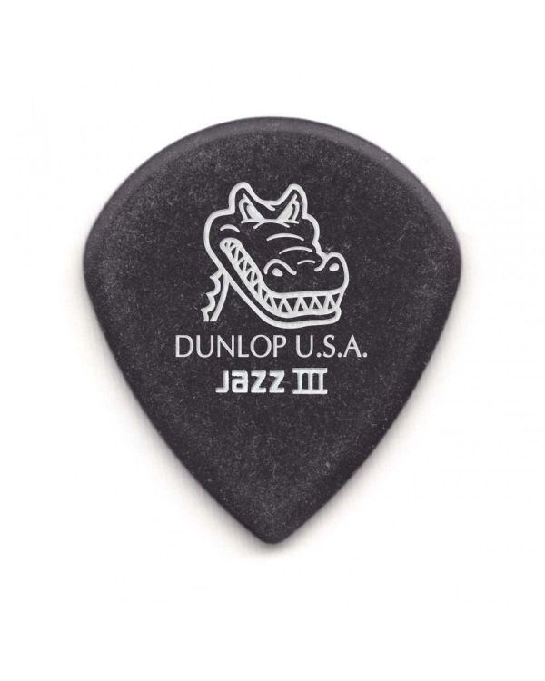 Dunlop Gator Grip Jazz III 1.40mm Guitar Picks (12 Pack)