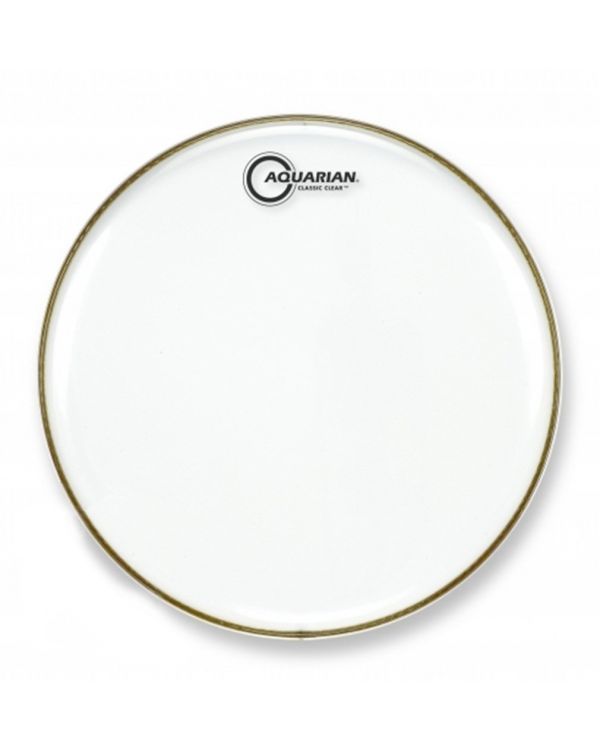 Aquarian 16" Classic Clear Resonant Gloss White Drumhead