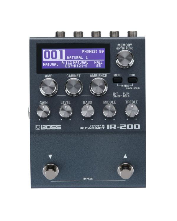 BOSS IR-200 Amp And IR Cabinet Modelling Pedal