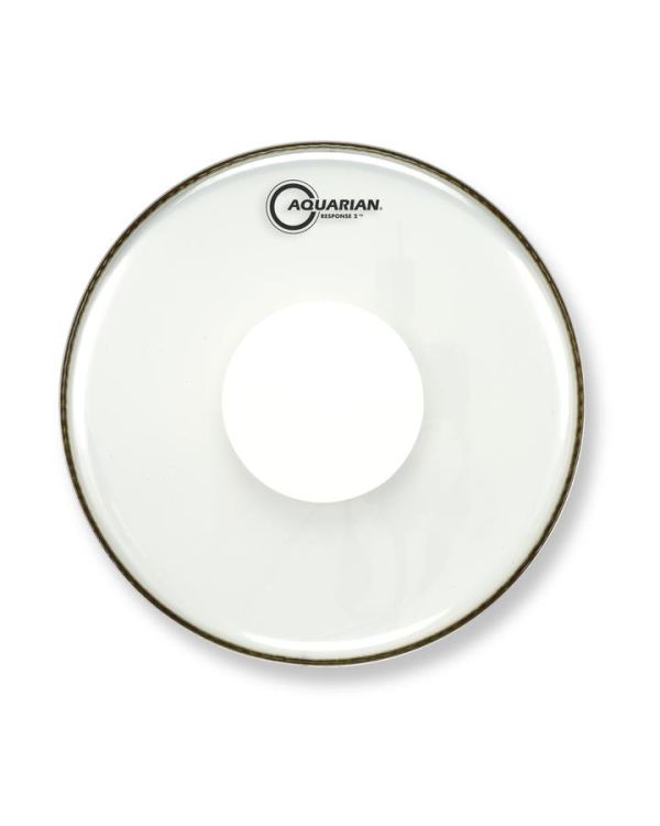 Aquarian 12" Response 2 Clear with Power Dot Drumhead