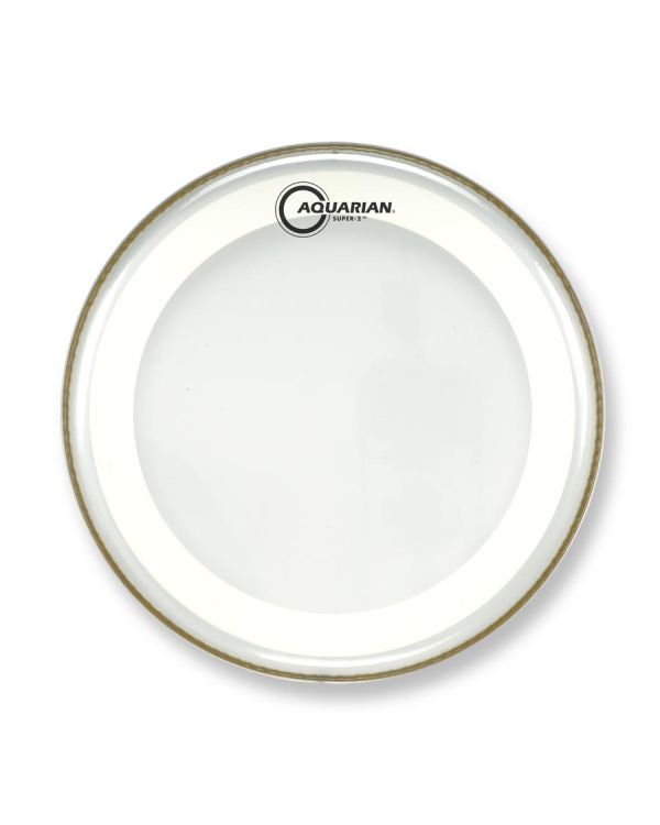 Aquarian 14" Super-2 Clear with X-Ring Drumhead