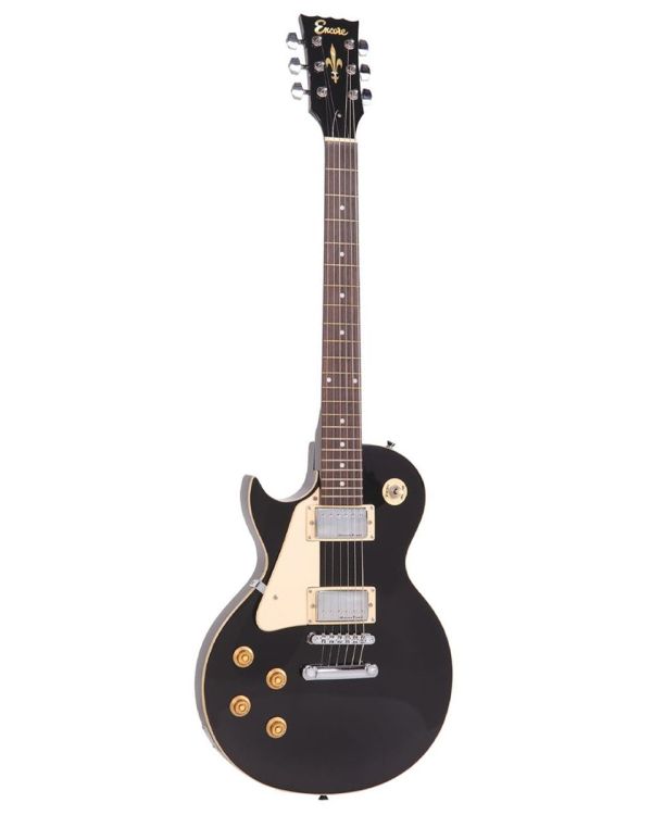 Encore LH-E99BLK Left Handed Electric Guitar, Gloss Black