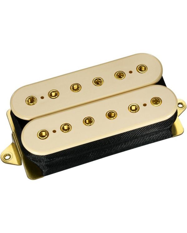 DiMarzio DP161FCRG Steves Special F-spaced, Cream with Gold Poles